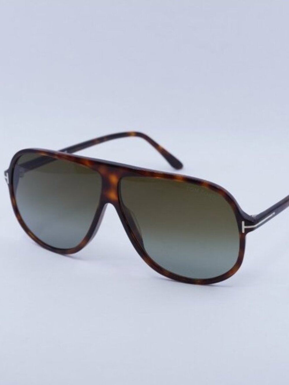 Tom Ford Spencer-02 FT0998 56P Sunglasses Havana Aviator Frame, Brown Lenses